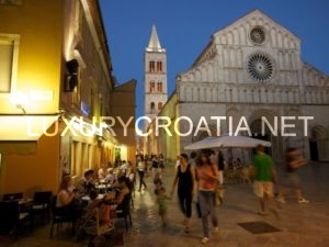 Zadar, North Dalmatia coastline. Old part of Town