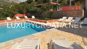 Villa for sale with a pool and a city view in Split area