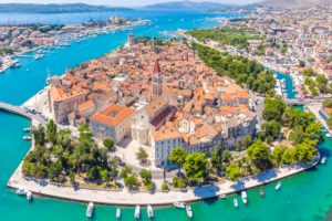 Croatia Trogir sea view stone villa for sale