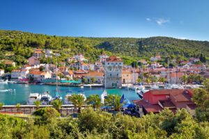 Seaside land for sale Vinisce Trogir Croatia