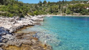 Croatia Korcula island seaside land for sale