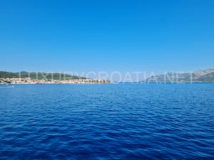 Waterfront house for sale with boat mooring on island Korcula Croatia