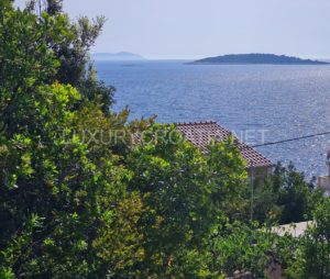 Building land for sale with panoramic sea view in Croatia Korcula island