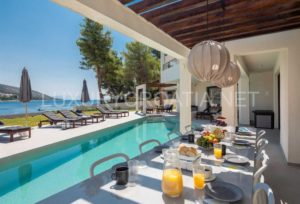 Buy Luxury Beachfront Villa with Pool and Tennis Court in Trogir Area Croatia