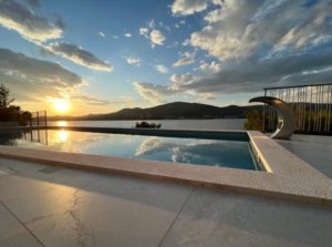 Croatia Trogir area new modern seafront villa for sale