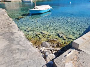Seafront house with boat mooring for sale Korcula island