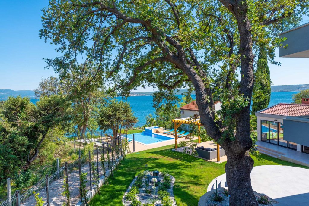 Croatia Zadar area waterfront pool villa for sale 