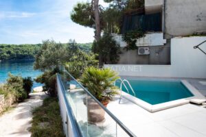 Croatia Brac island luxury seafront villa with pool for sale 