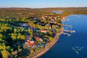 Seafront land for sale with building permit Dugi Otok island Zadar Croatia