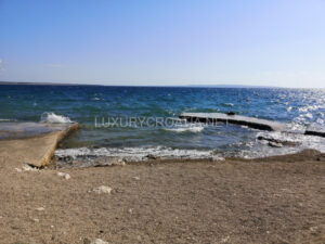 Seaview house for sale by the beach Pag island Zadar area Croatia