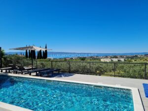 Croatia Split area luxurious pool villa with sea view