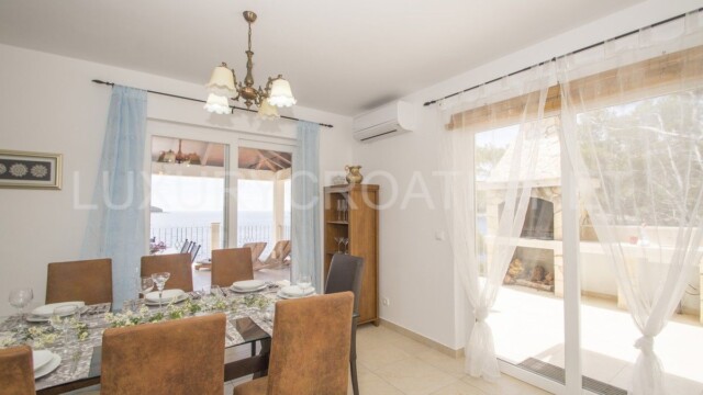 Frontline villa for sale directly on the beach island Korcula