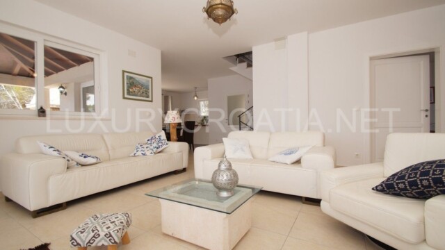 Frontline villa for sale directly on the beach island Korcula