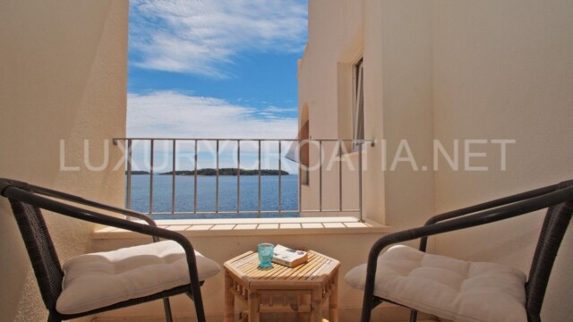 Frontline villa for sale directly on the beach island Korcula