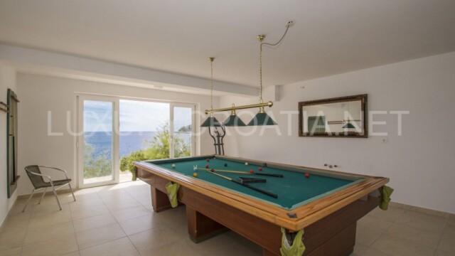 Frontline villa for sale directly on the beach island Korcula
