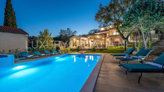 Waterfront villa for sale with pool Zadar area Croatia