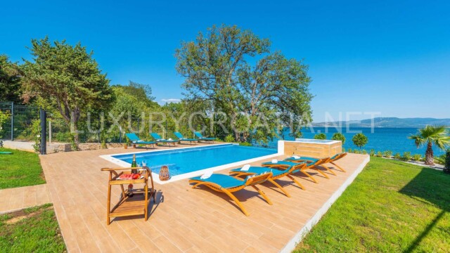 Waterfront villa for sale with pool Zadar area Croatia