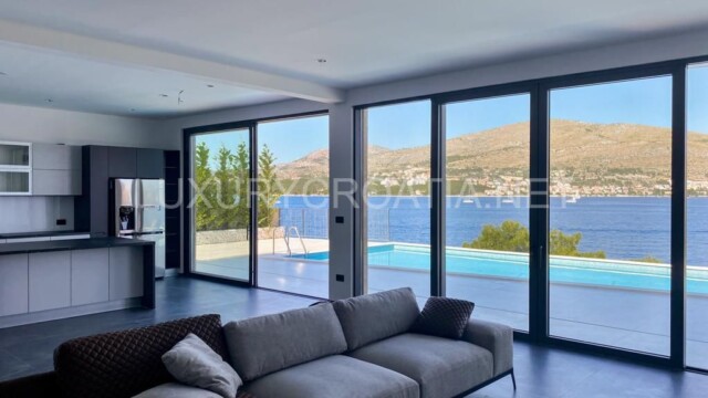 New modern villa for sale seafront Trogir area Croatia