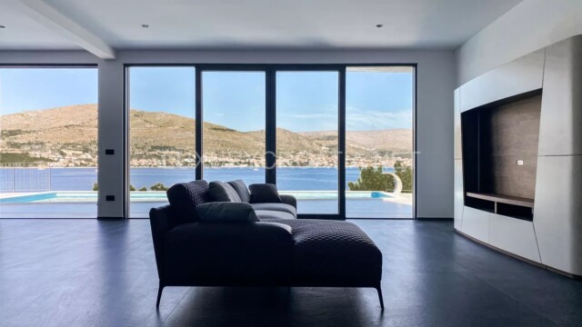 New modern villa for sale seafront Trogir area Croatia