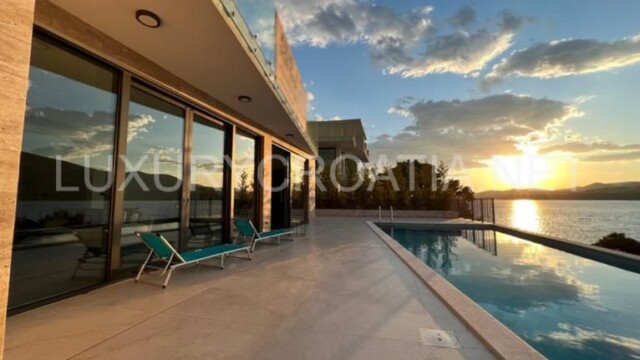 New modern villa for sale seafront Trogir area Croatia