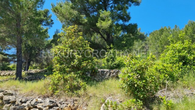 Sea view building plot for sale in Croatia Korcula island