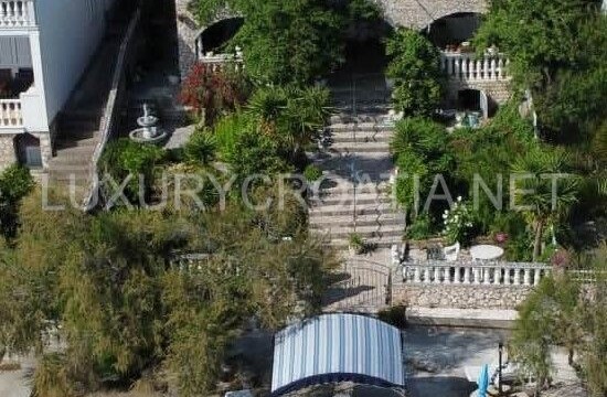 Large waterfront house with four apartments for sale in Croatia Trogir Riviera