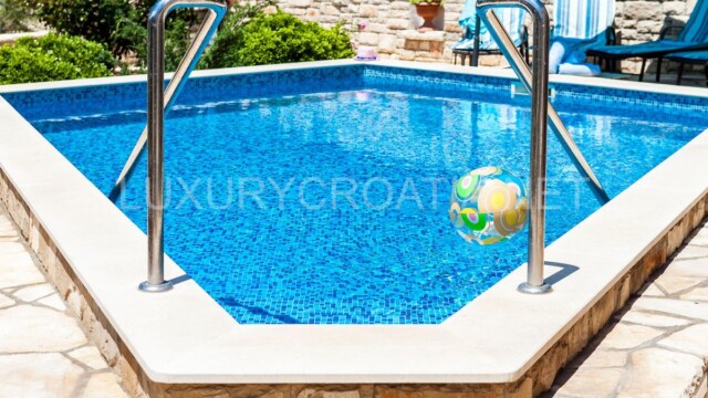 Beachfront villa with a pool for sale in Croatia Korcula island