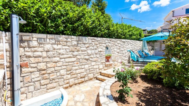 Beachfront villa with a pool for sale in Croatia Korcula island