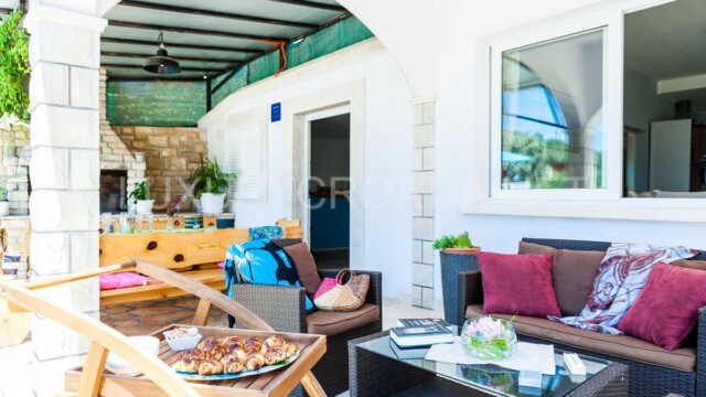 Beachfront villa with a pool for sale in Croatia Korcula island