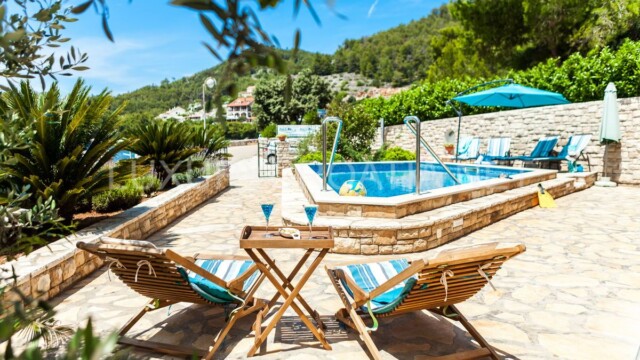 Beachfront villa with a pool for sale in Croatia Korcula island
