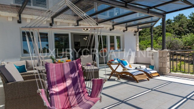 Beachfront villa with a pool for sale in Croatia Korcula island