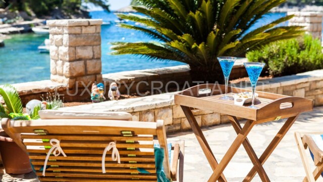 Beachfront villa with a pool for sale in Croatia Korcula island