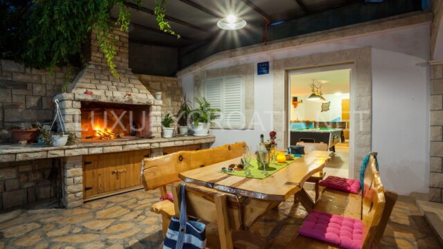 Beachfront villa with a pool for sale in Croatia Korcula island