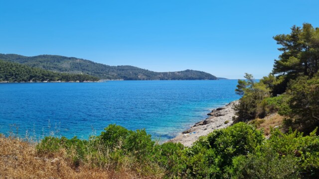 Korcula Vela Luka building land plot with sea view for sale