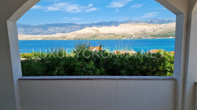 House for sale in Pag Croatia with panoramic sea view