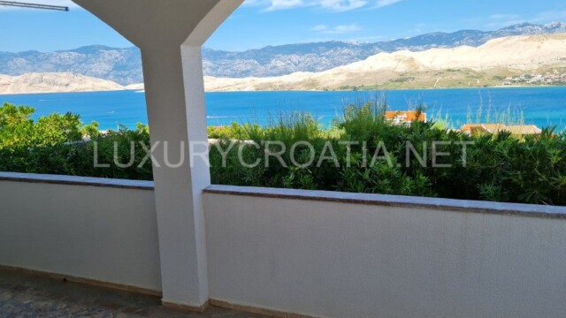 House for sale in Pag Croatia with panoramic sea view