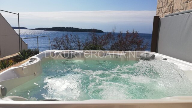 Frontline villa for sale directly on the beach island Korcula