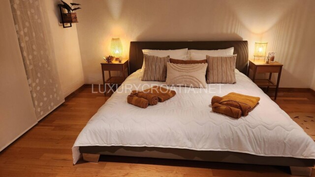 Waterfront villa with pool for sale Korcula town Croatia