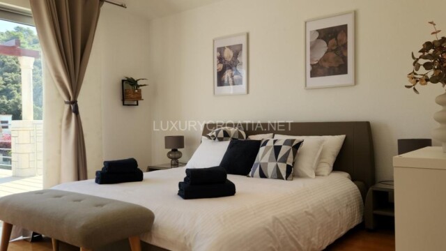 Waterfront villa with pool for sale Korcula town Croatia
