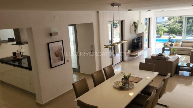 Waterfront villa with pool for sale Korcula town Croatia