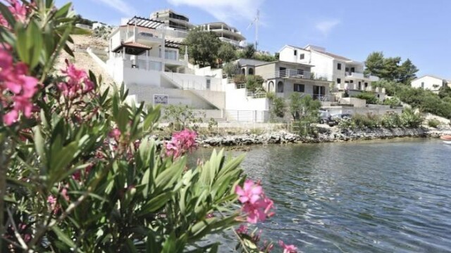 Waterfront villa with pool for sale Korcula town Croatia