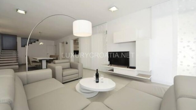 Waterfront villa with pool for sale Korcula town Croatia