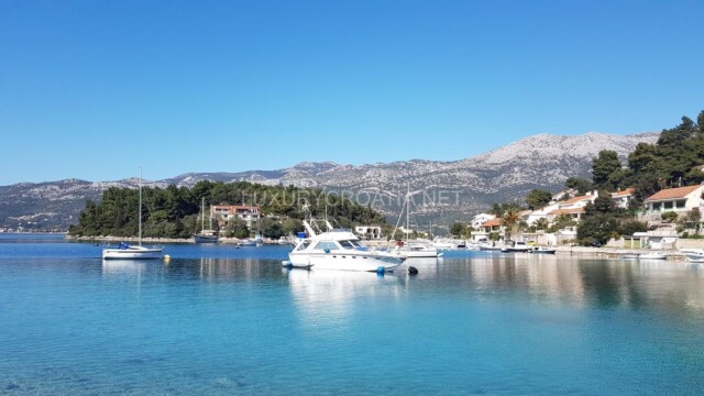 Waterfront villa with pool for sale Korcula town Croatia