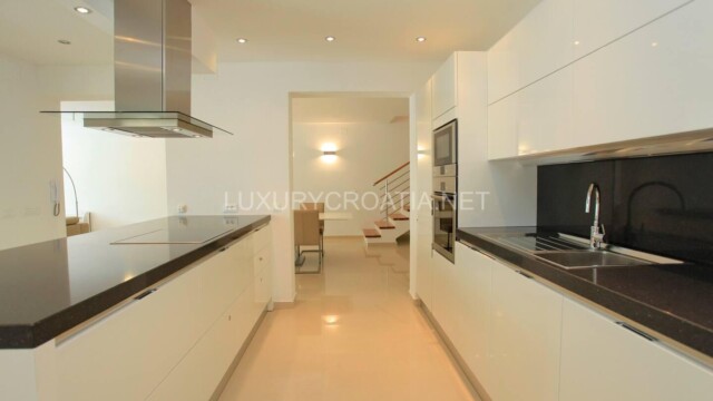Waterfront villa with pool for sale Korcula town Croatia